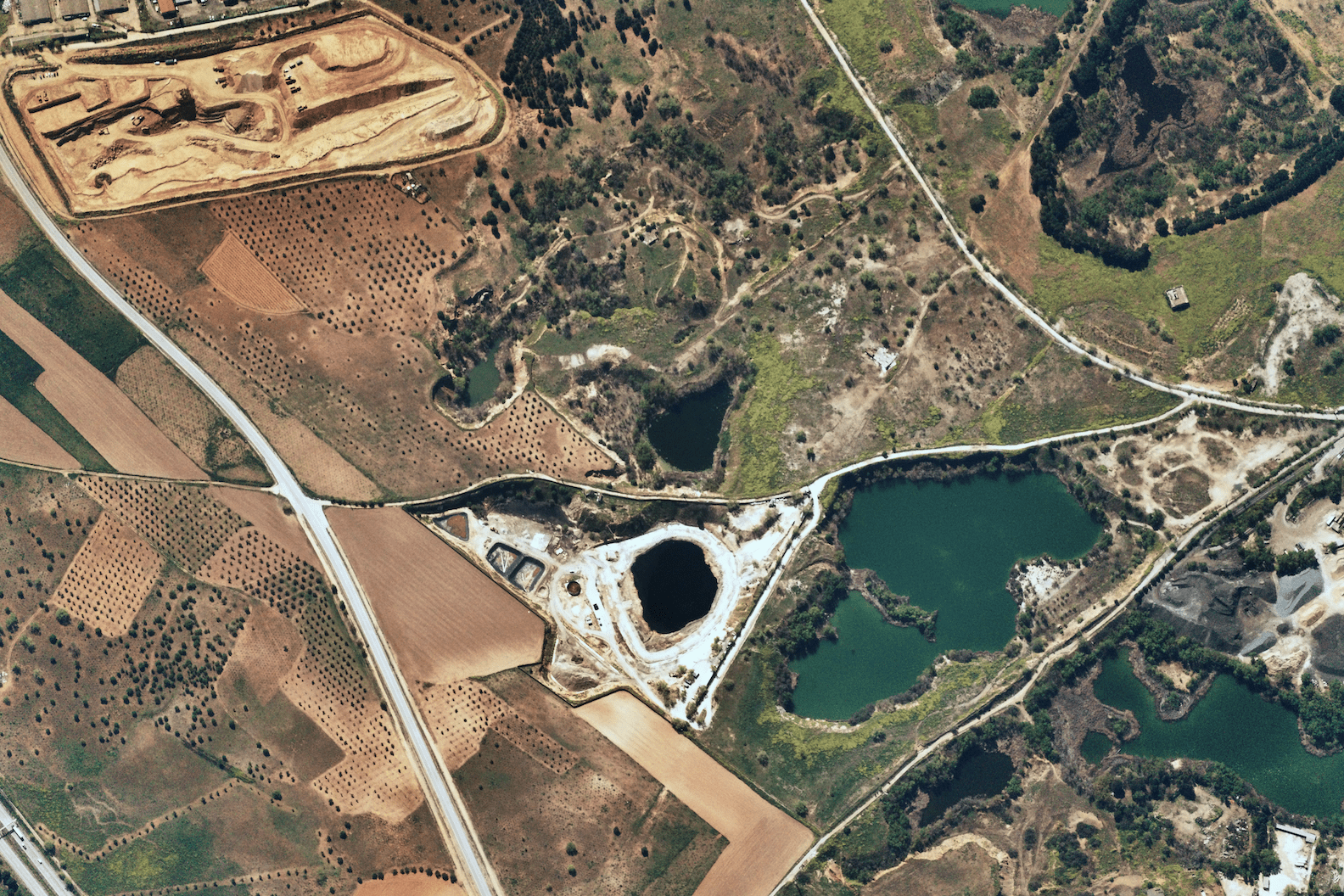 Conservation area and construction site.